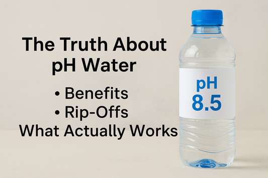 The Truth About pH Water: Benefits, Rip-Offs, and What Actually Works