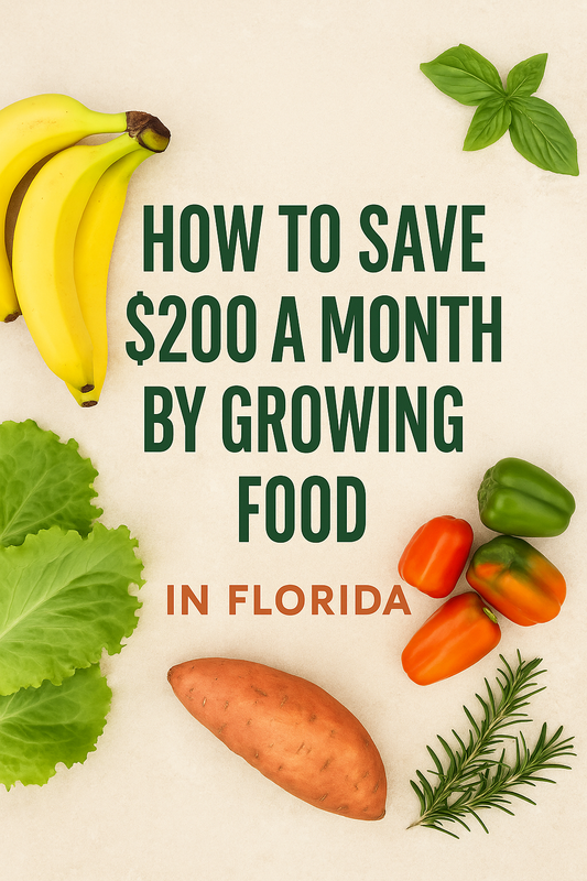 How to Save $200 a Month by Growing Food in Florida