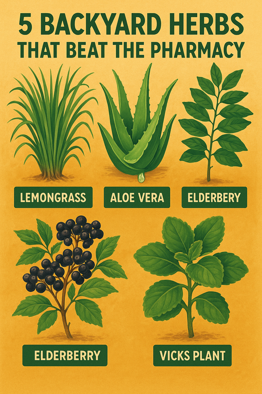 5 backyard herbs that beat the pharmacy