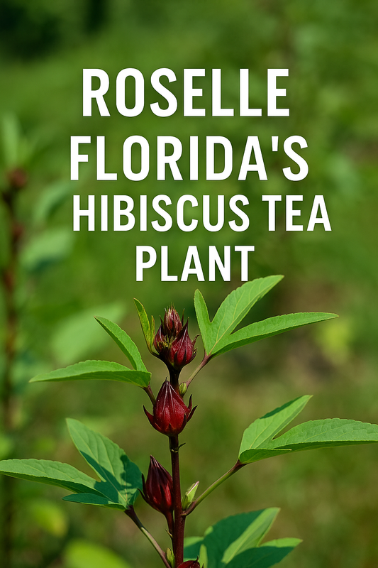 Roselle Florida's hibiscus tea plant