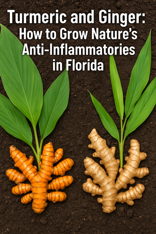 Turmeric and ginger how to grow nature's anti inflammatories in Florida