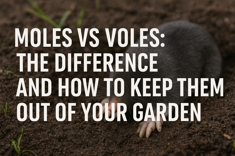 moles vs voles 