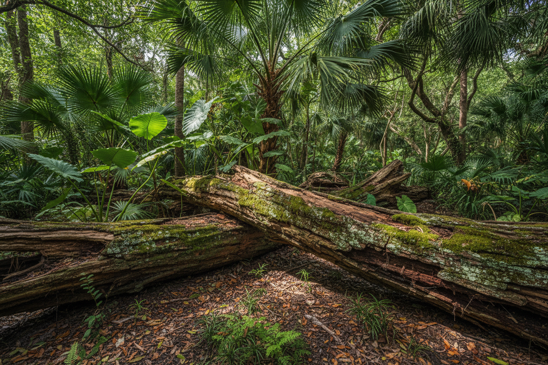 How to build a hugelkultur bed in Florida turn logs into a garden that feeds itself