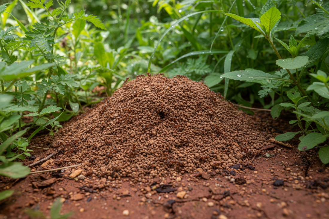 How to deal with fire ants in the garden without toxic chemicals
