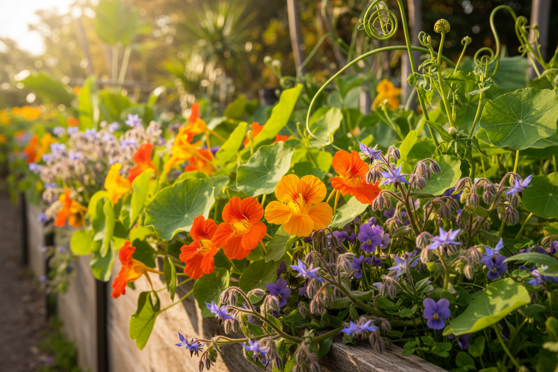 Growing edible flowers in the South beauty you can actually eat