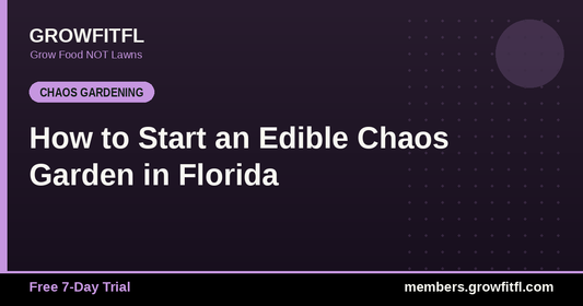 How to start an edible chaos garden in Florida - GrowFitFL