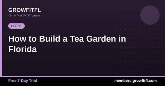 How to Build a Tea Garden in Florida - GrowFitFL Florida gardening