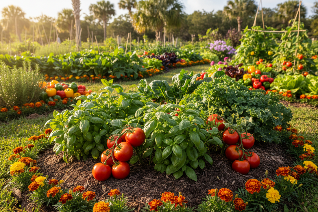 Companion planting in the South what grows well together