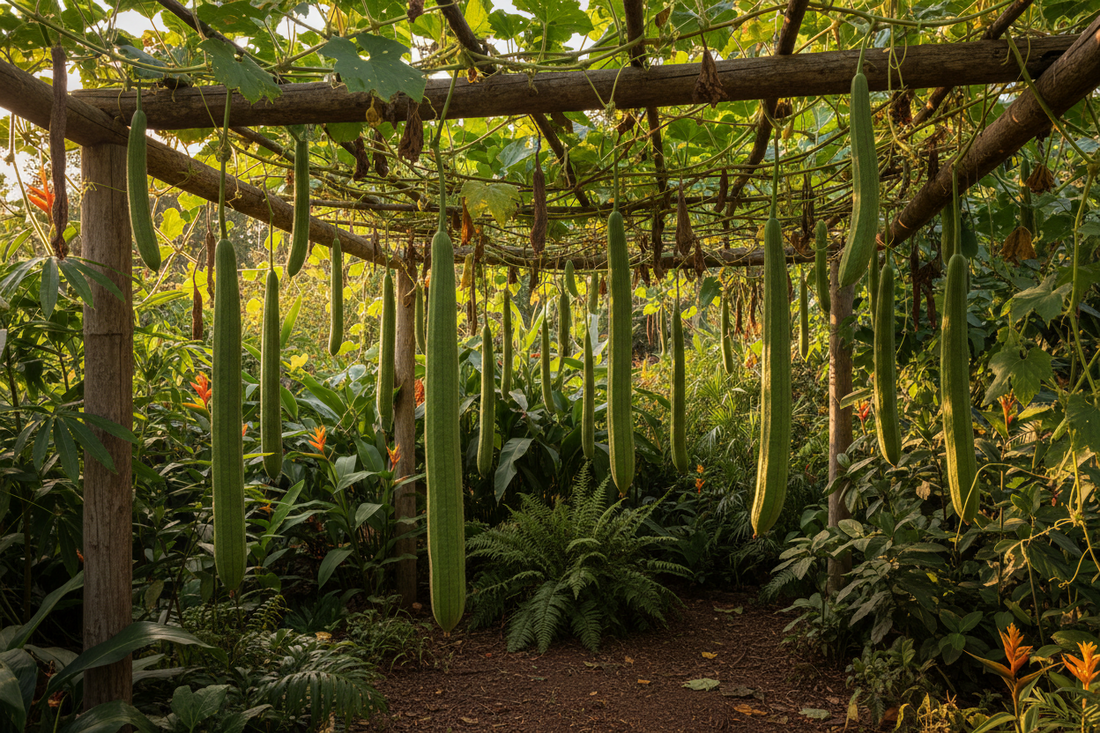 How to grow loofahs in the South the vine that gives you more than food