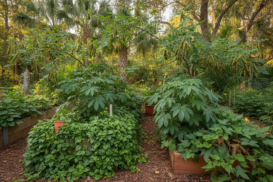 Perennial vegetables for the South plant once harvest for years