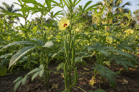 Growing okra in the deep south the most heat tolerant vegetable you can grow