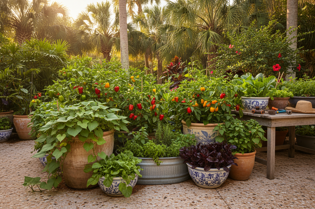 Florida Container Gardening: Grow Food on Any Porch, Patio, or Balcony