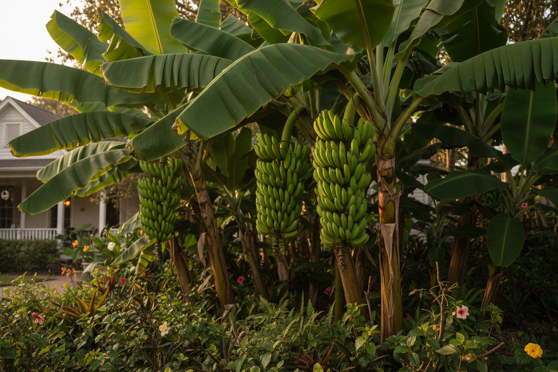 Growing bananas in the South how to get fruit in zones 8b to 11