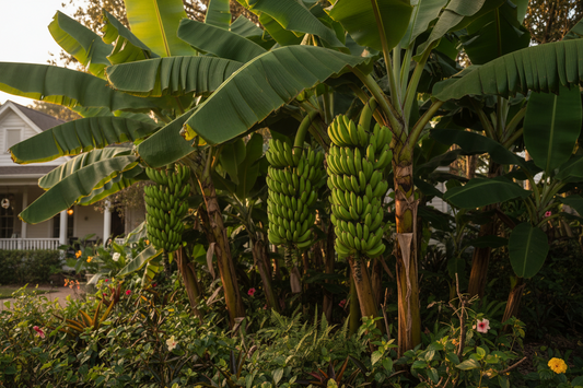 Growing bananas in the South how to get fruit in zones 8b to 11