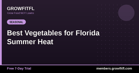Best Vegetables for Florida Summer Heat - GrowFitFL Florida gardening