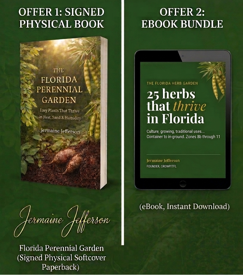 Florida Perennial Garden and 25 Herbs that Thrive in Florida Heat Budle